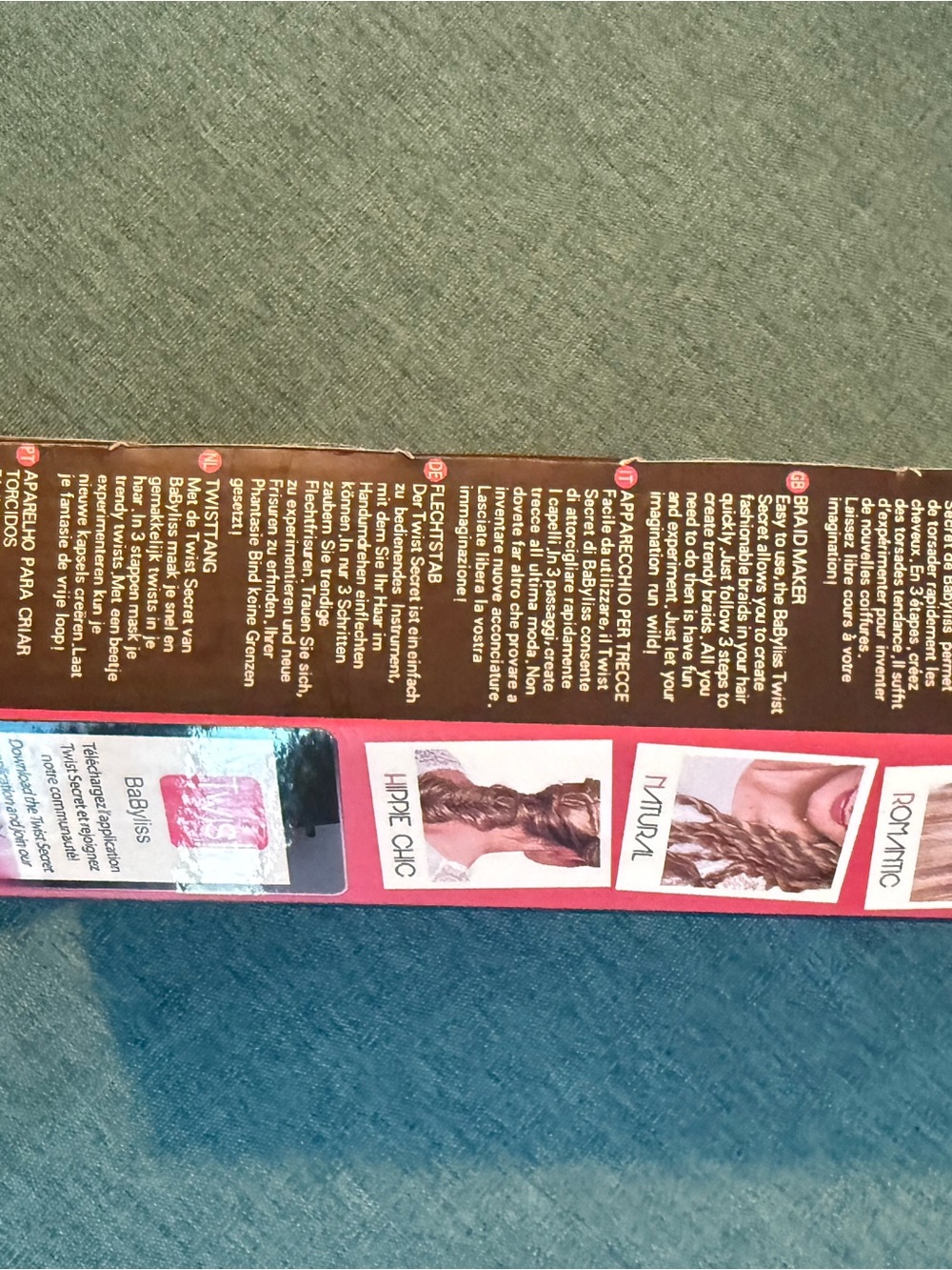 BaByliss Twist Secret Braiding Tool - Black & Pink - Picture 5 of 5